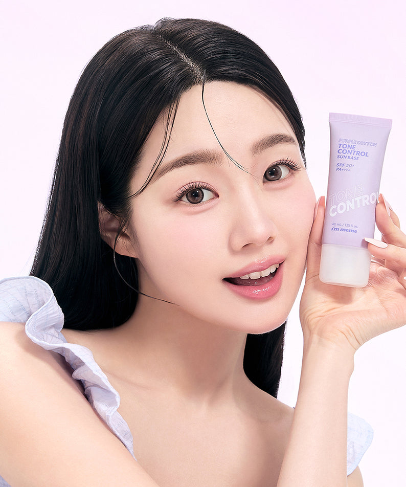 IM'MEME Purple Cotton Tone Control Sun Base 40ml SPF50+ PA++++