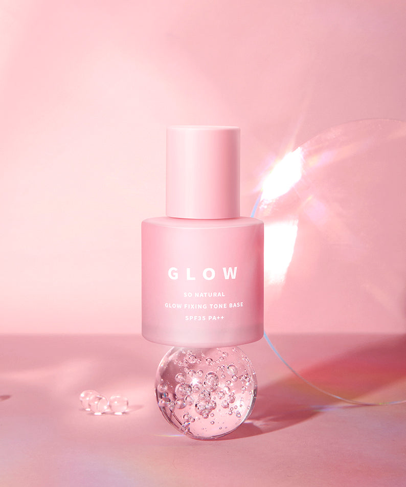 SO NATURAL Water Pink Tone Glow Fixing Tone Base 30ml SPF35 PA++