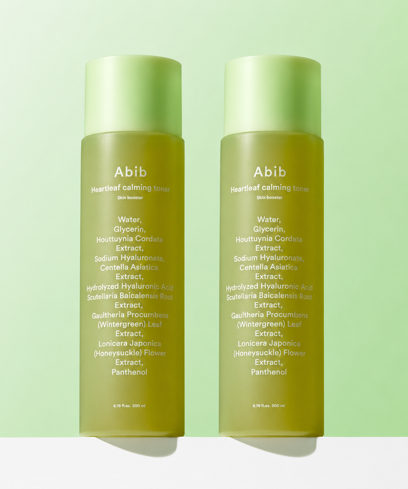 ABIB Heartleaf Calming Toner Skin Booster 200ml Duo