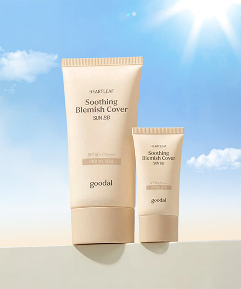 GOODAL Houttuynia Soothing Blemish Cover Sun BB Neutral Beige Set
