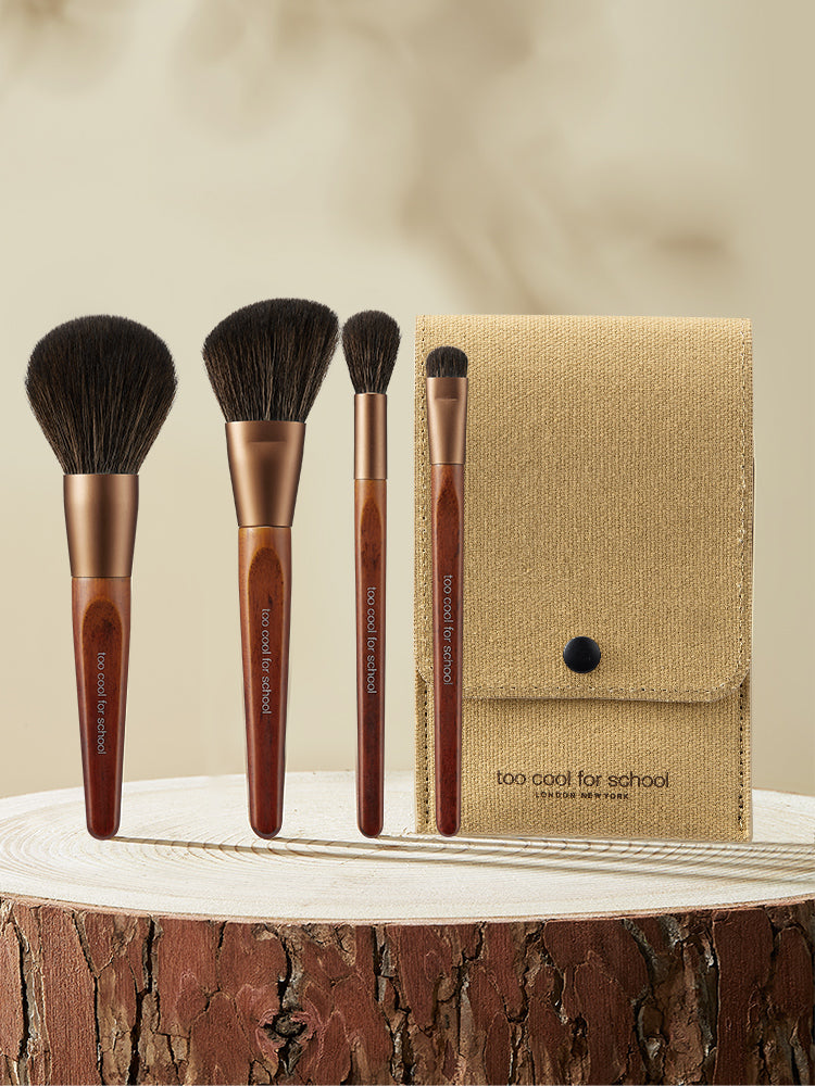 TOO COOL FOR SCHOOL Artclass Vegan Brush Kit (4 Piece Set)