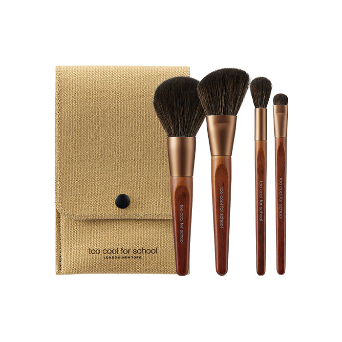 TOO COOL FOR SCHOOL Artclass Vegan Brush Kit (4 Piece Set)