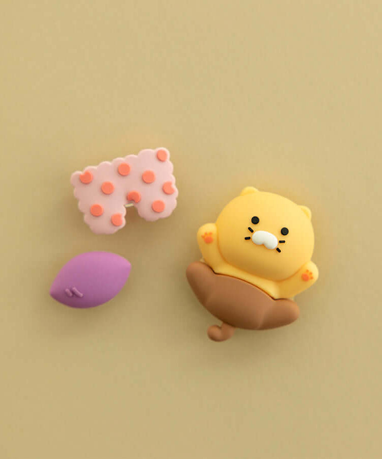Kakao Friends Chunsik Silicone Charms Set Set
