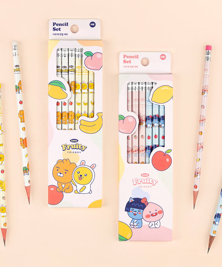 Kakao Friends Little Apeach Pencil Set Set