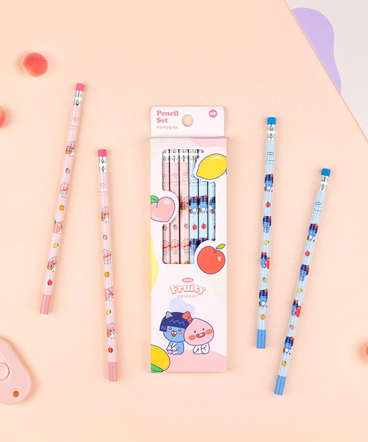Kakao Friends Little Apeach Pencil Set Set