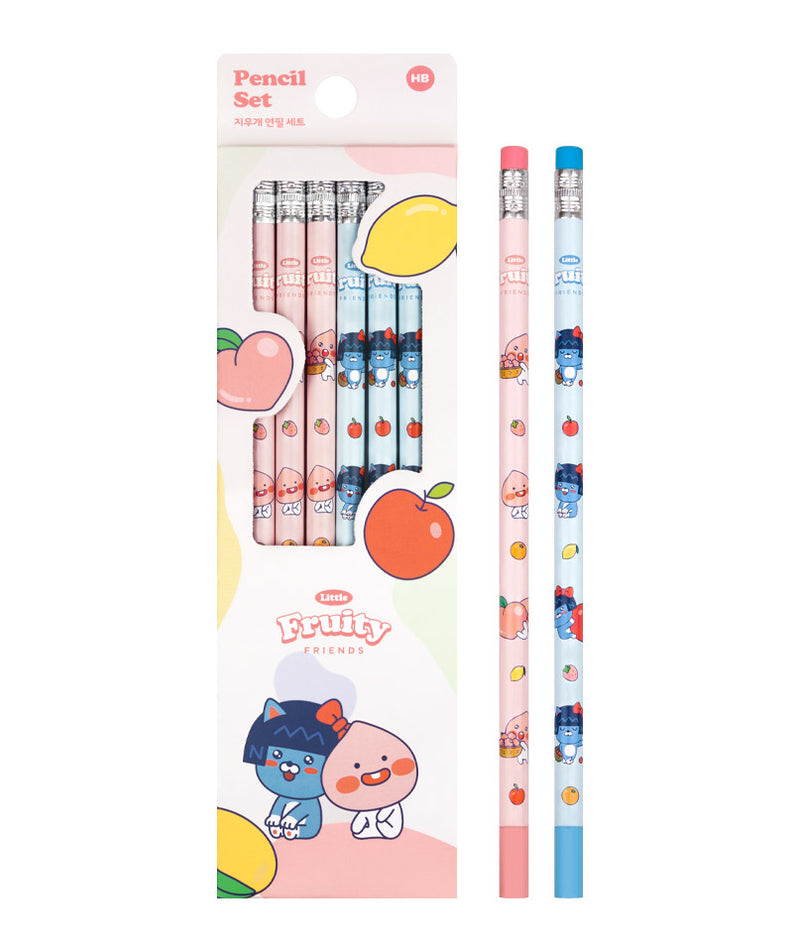 Kakao Friends Little Apeach Pencil Set Set