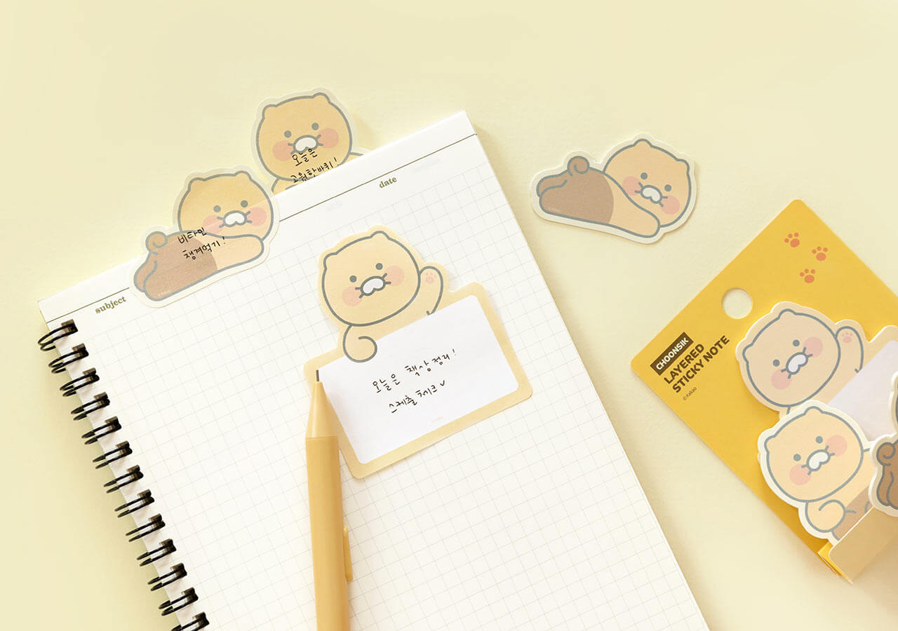 Kakao Friends Chunsik Sticky Notes