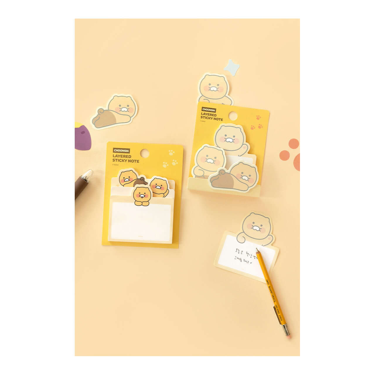 Kakao Friends Chunsik Sticky Notes