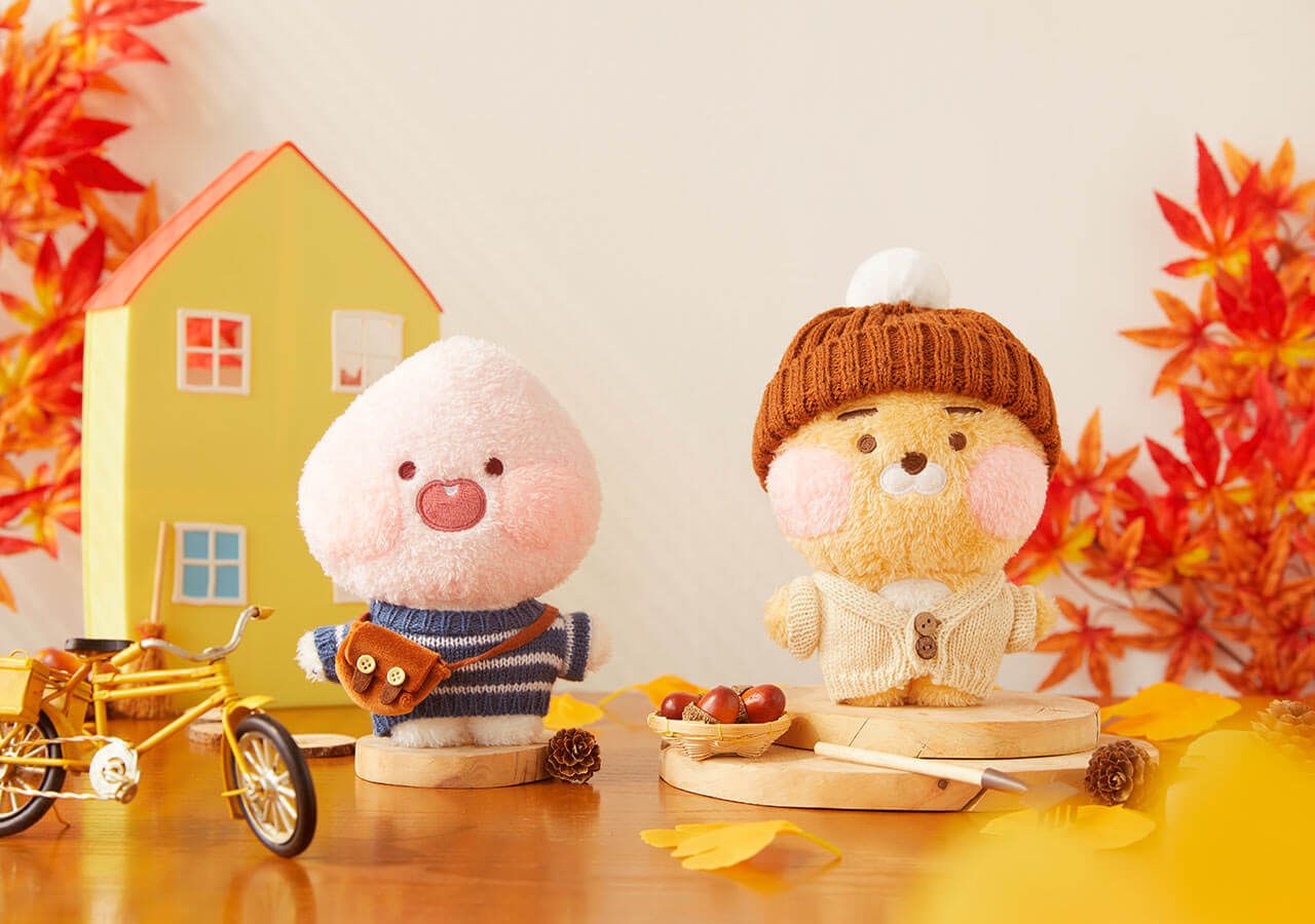 Kakao Friends Friends Poslin Plush Set