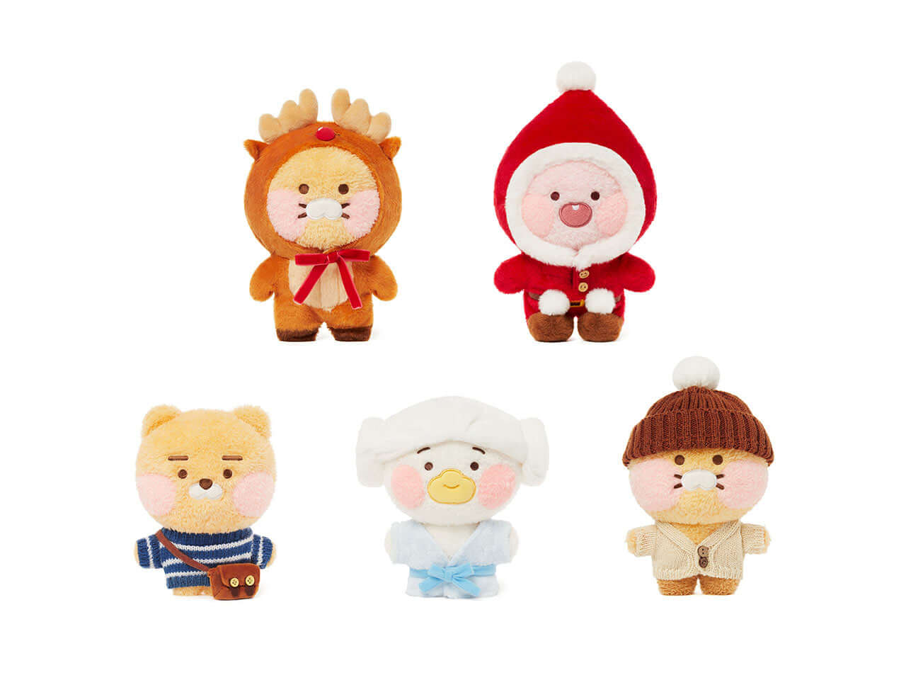 Kakao Friends Friends Poslin Plush Set