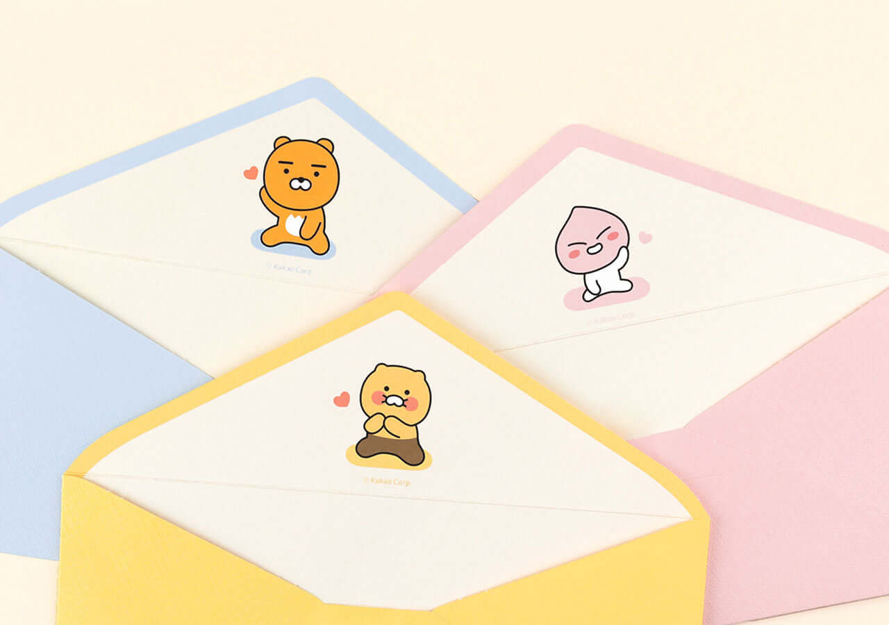 Kakao Friends Ryan Envelope Set