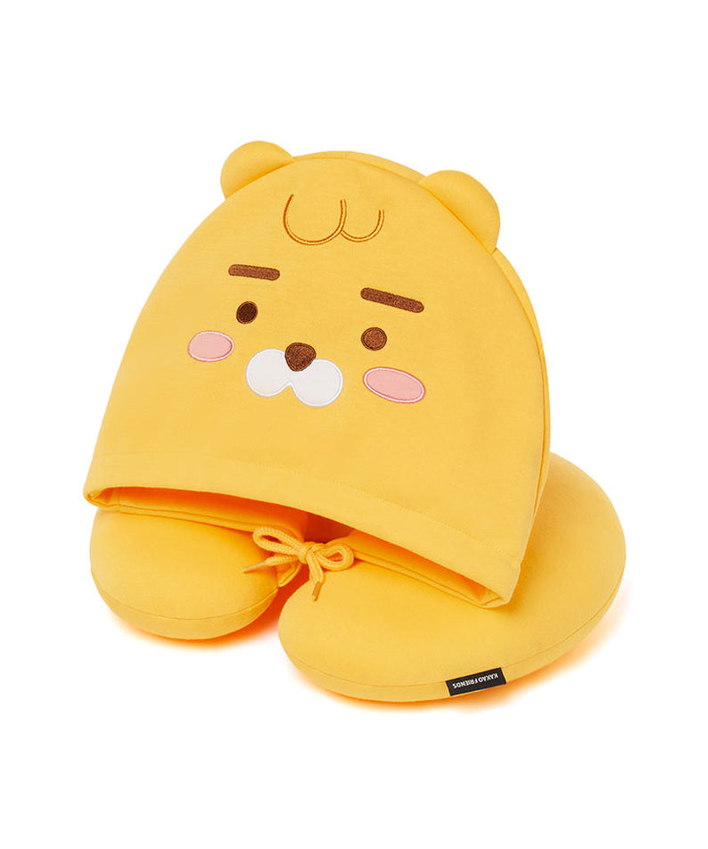 Kakao Friends Little Ryan Hooded Neck Pillow