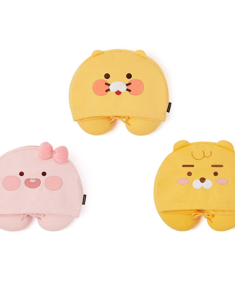 Kakao Friends Little Ryan Hooded Neck Pillow
