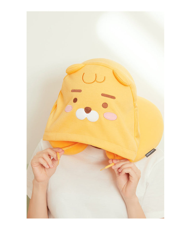 Kakao Friends Little Ryan Hooded Neck Pillow