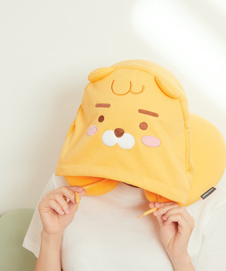Kakao Friends Little Ryan Hooded Neck Pillow