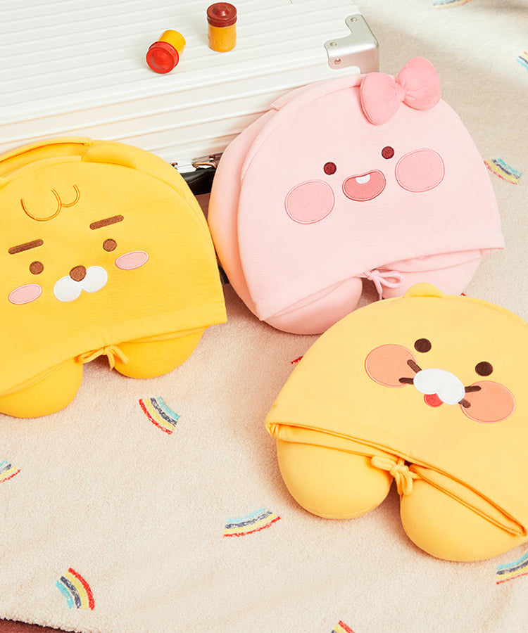 Kakao Friends Little Ryan Hooded Neck Pillow
