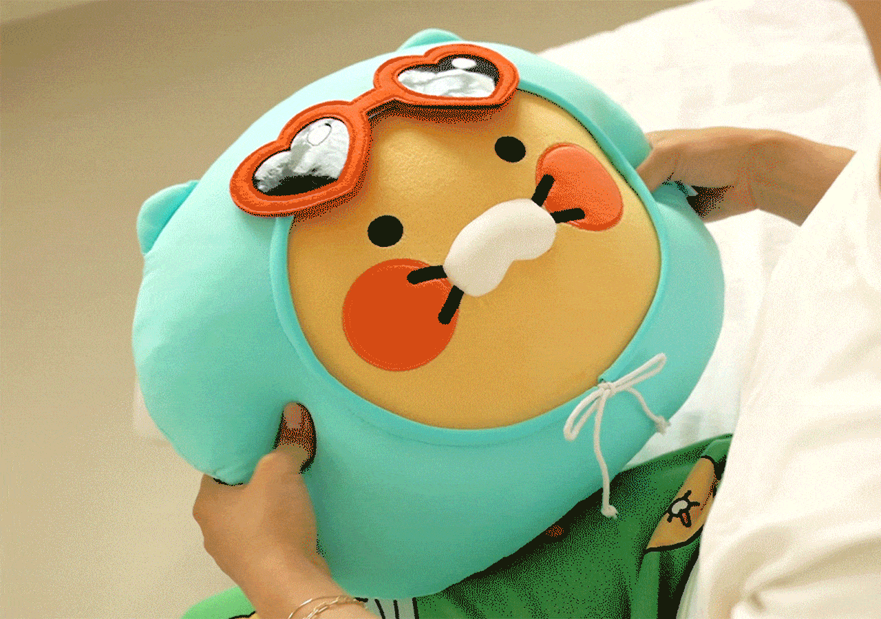Kakao Friends Chunsik Face Cushion