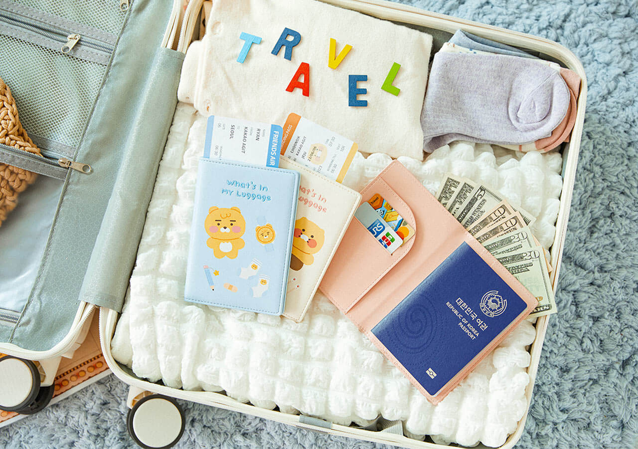 Kakao Friends Little Apeach Passport Case