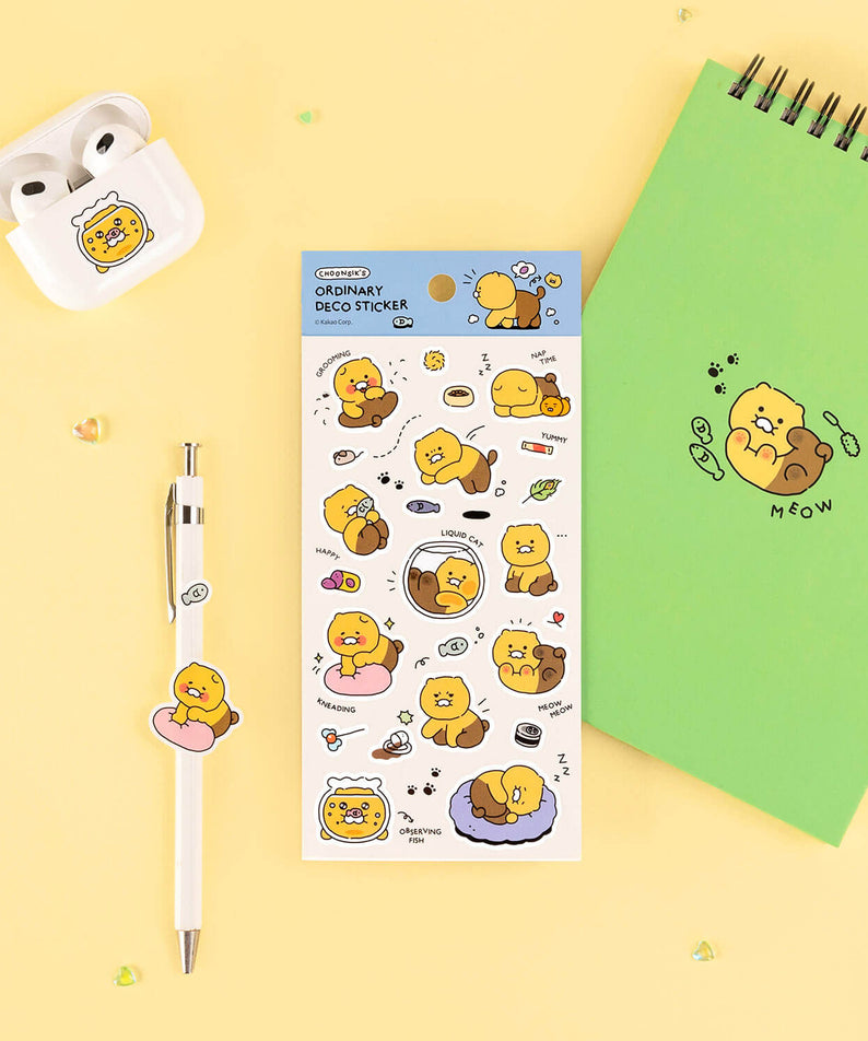 Kakao Friends Chunsik Deco Stickers