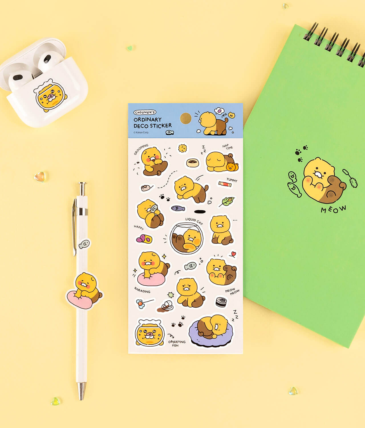 Kakao Friends Chunsik Deco Stickers