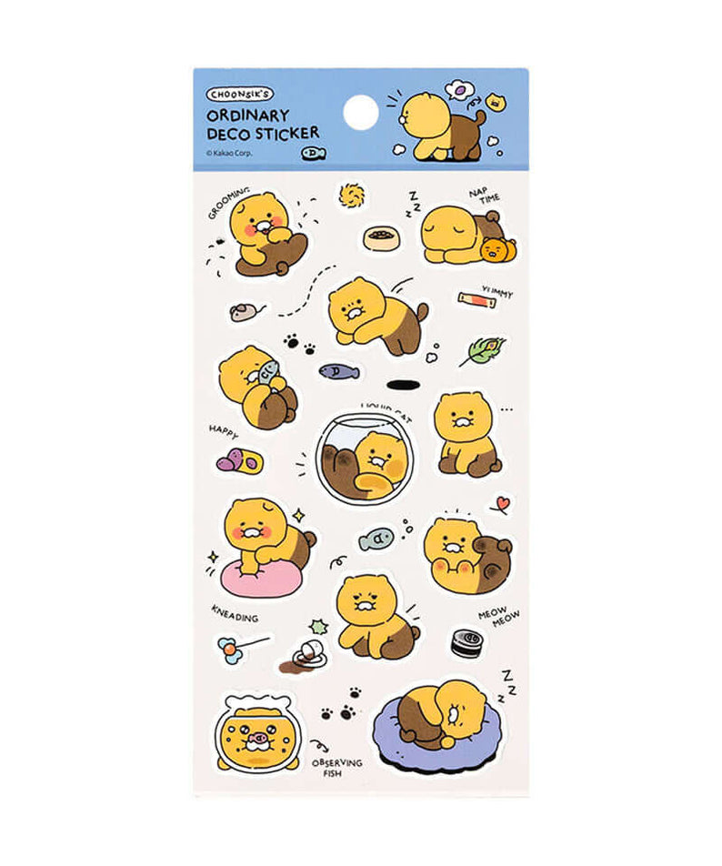 Kakao Friends Chunsik Deco Stickers