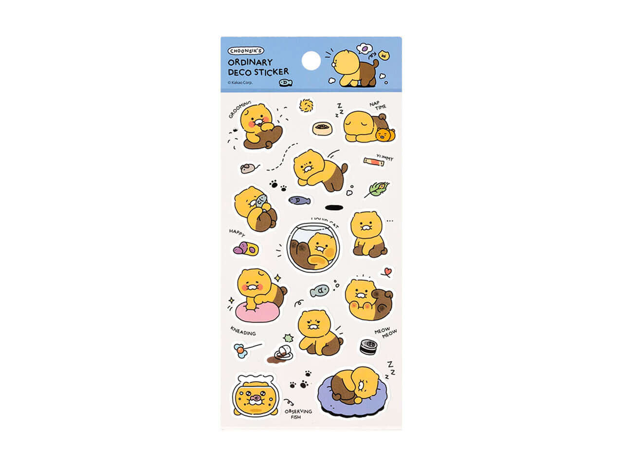 Kakao Friends Chunsik Deco Stickers