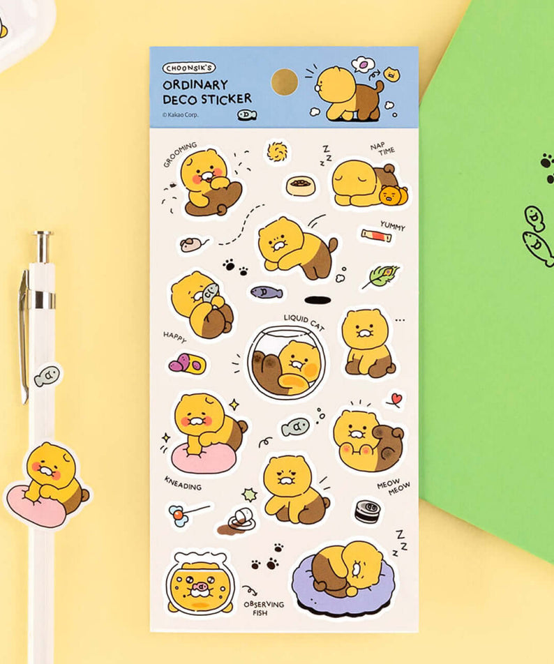 Kakao Friends Chunsik Deco Stickers