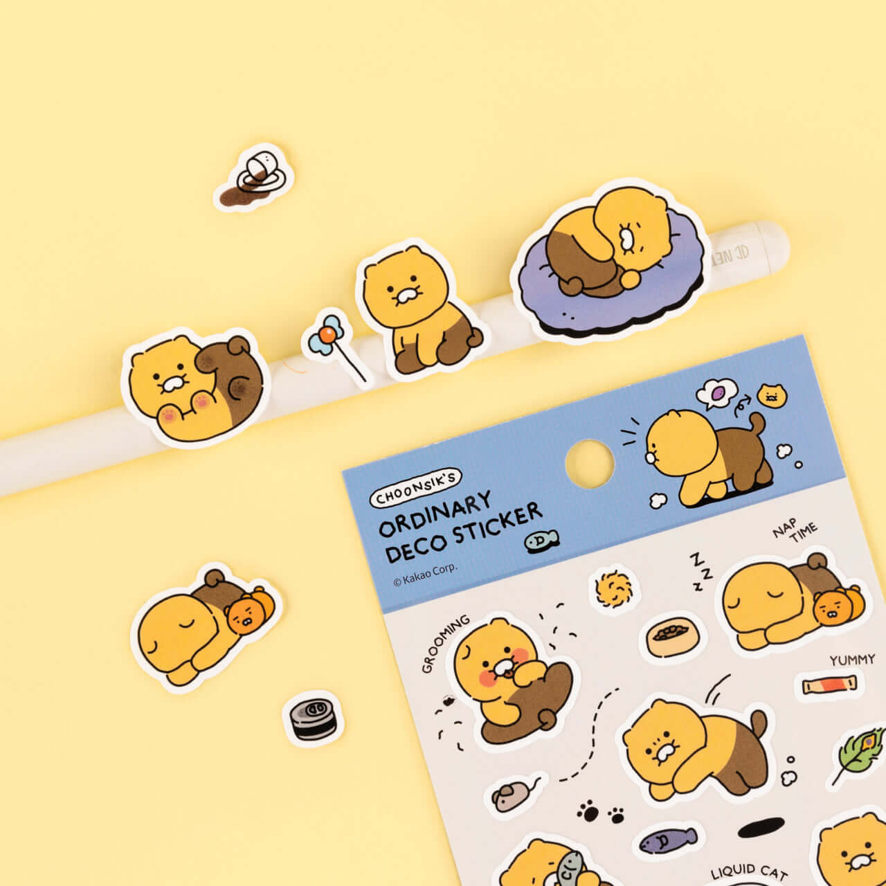 Kakao Friends Chunsik Deco Stickers