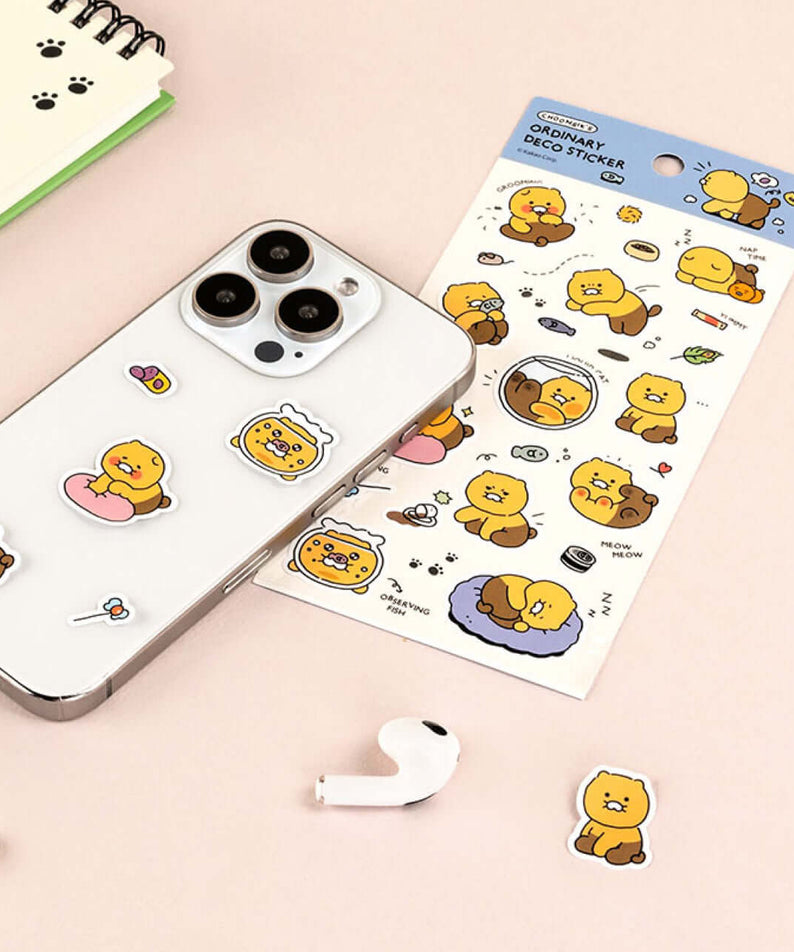 Kakao Friends Chunsik Deco Stickers