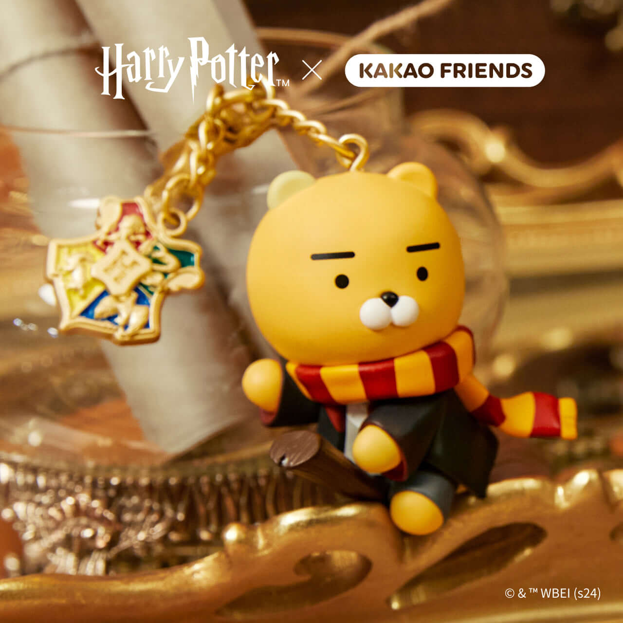 Kakao Friends Ryan Figure Keyring