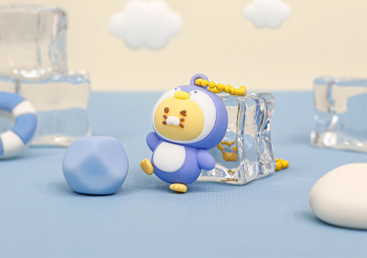 Chunsik Figurine Keychain - Korean kawaii Kakao Friends | Koolseoul