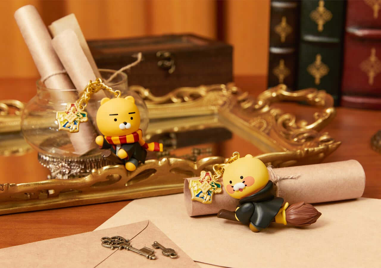 Kakao Friends Ryan Figure Keyring