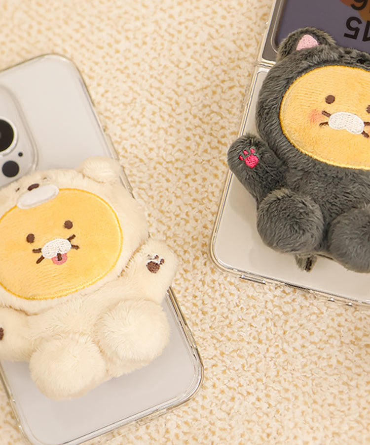Chunsik Black Phone Accessory - Authentic Kakao Friends from Korea | Koolseoul