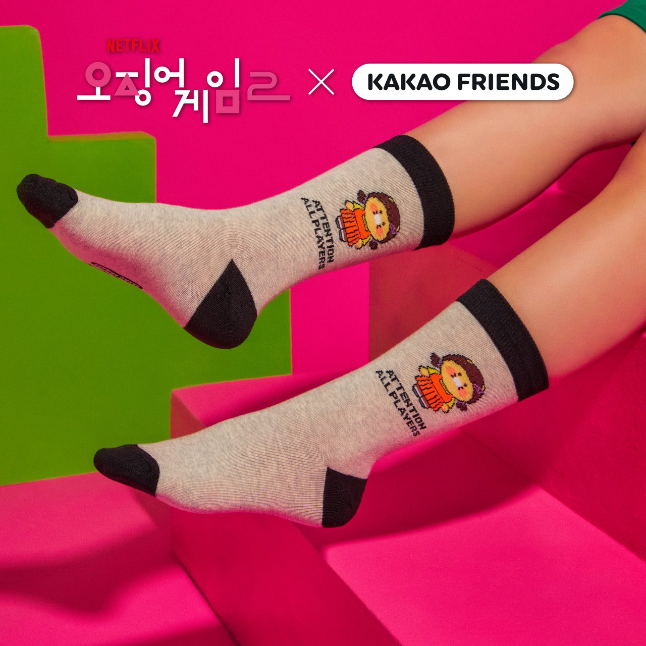 X Friends Socks Chunsik - Korean kawaii Kakao Friends | Koolseoul