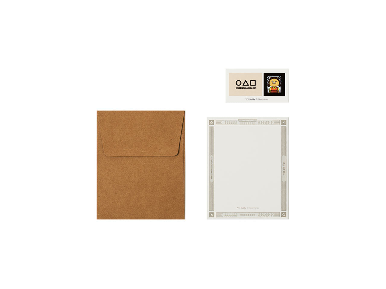 X Friends Chunsik Greeting Card - Authentic Kakao Friends from Korea | Koolseoul