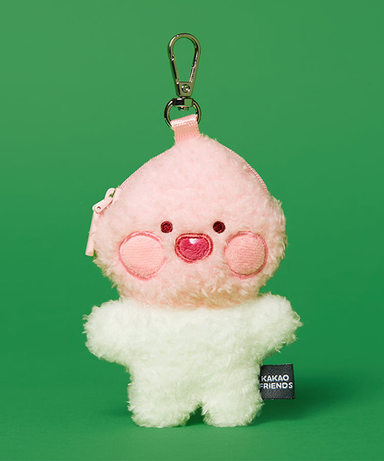 Plush Little Apeach Car Accessory - Authentic Kakao Friends from Korea | Koolseoul