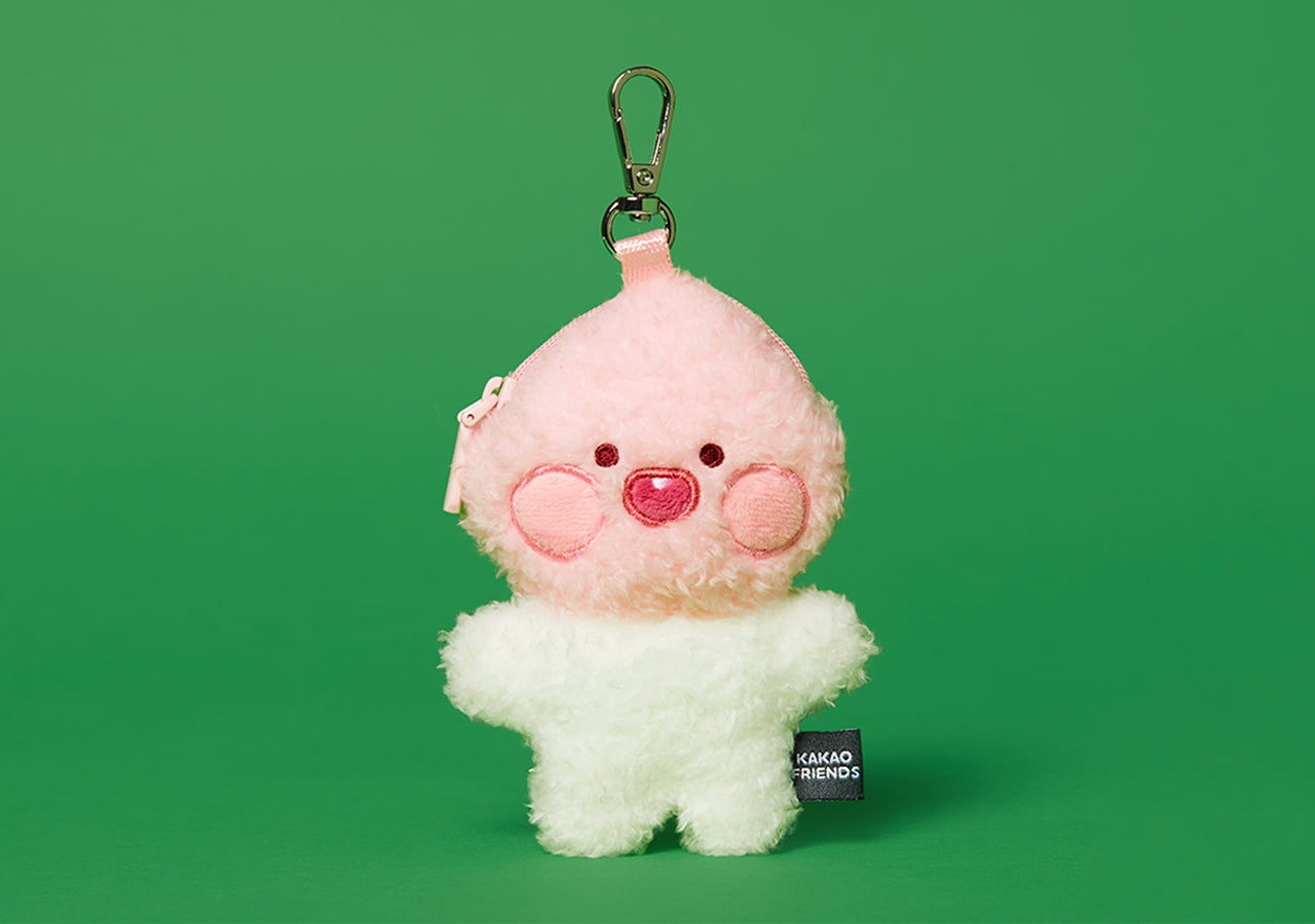 Plush Little Apeach Car Accessory - Authentic Kakao Friends from Korea | Koolseoul
