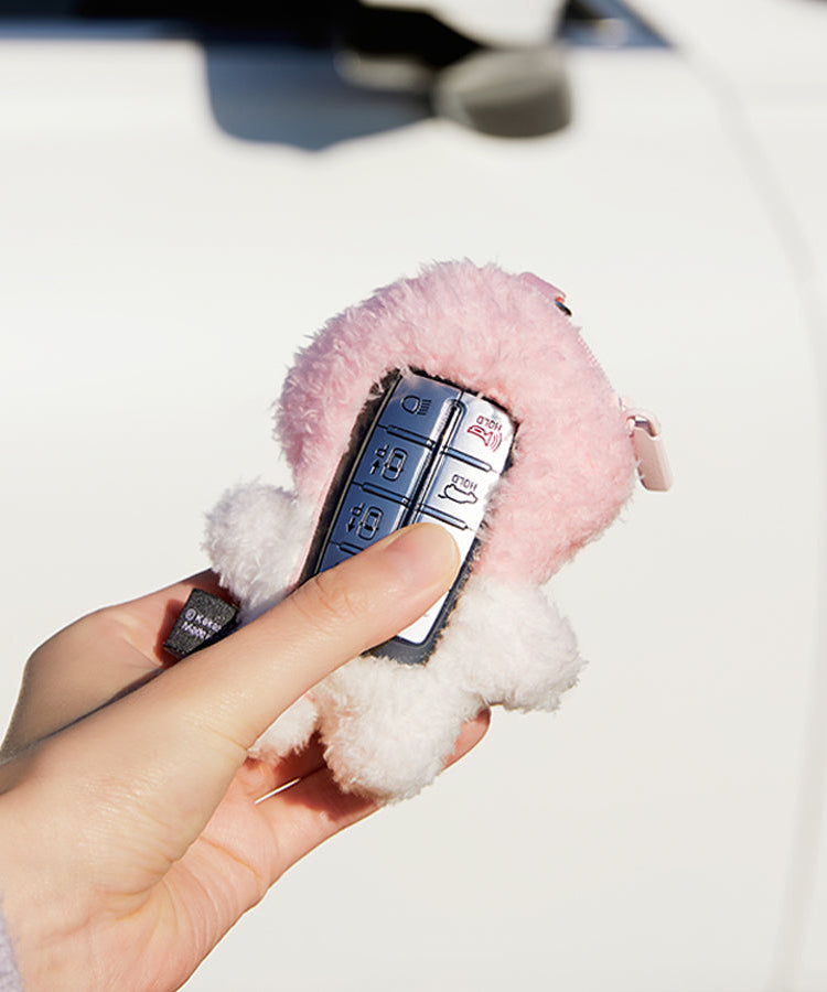Plush Little Apeach Car Accessory - Authentic Kakao Friends from Korea | Koolseoul