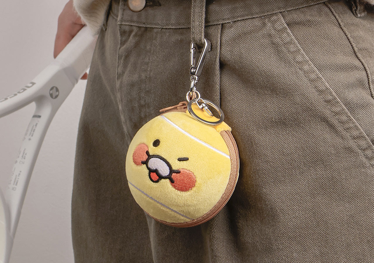 Pouch Keychain Ryan Tennis - Authentic Kakao Friends from Korea | Koolseoul