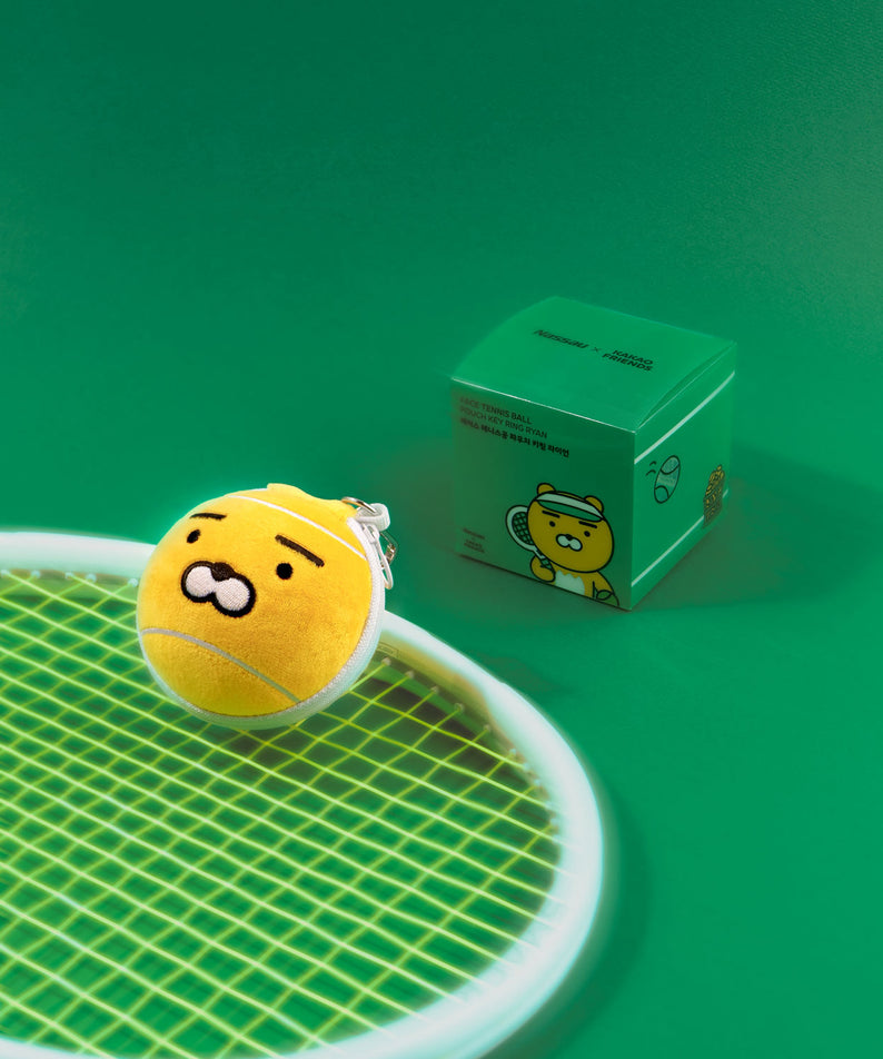 Pouch Keychain Ryan Tennis - Authentic Kakao Friends from Korea | Koolseoul