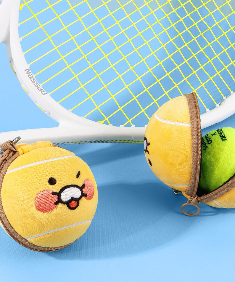 Pouch Keychain Chunsik Tennis - Authentic Kakao Friends from Korea | Koolseoul