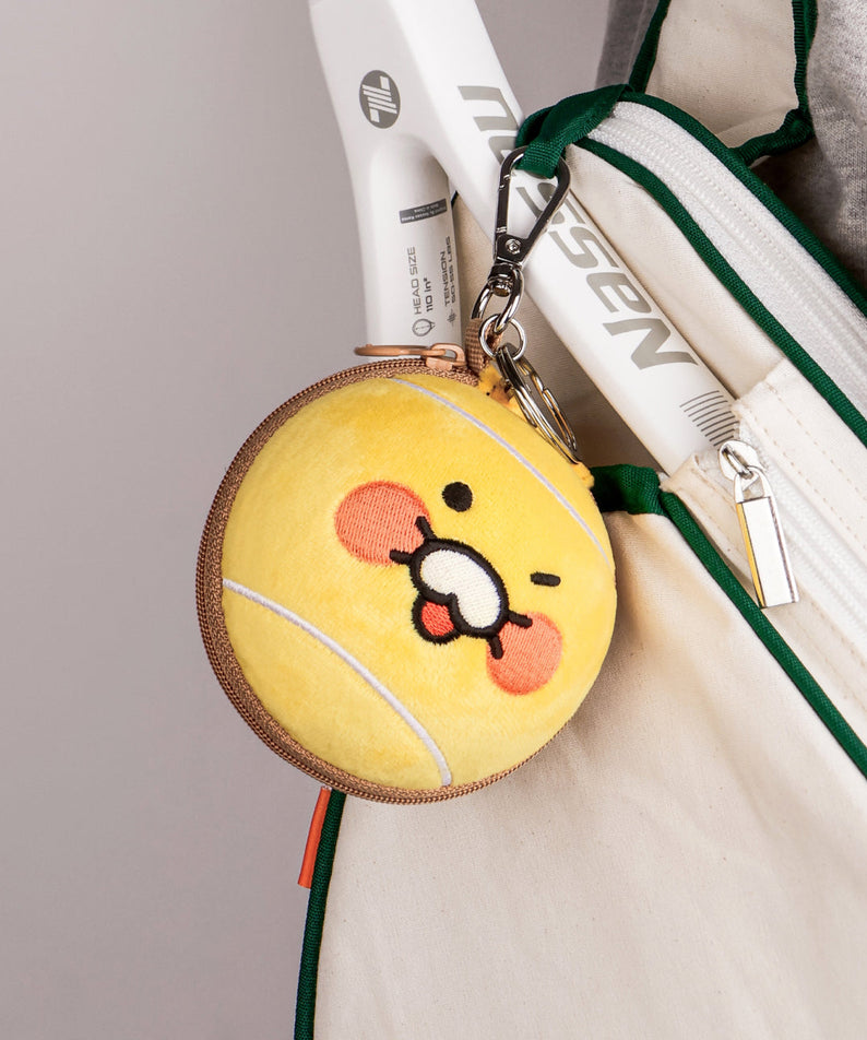 Pouch Keychain Chunsik Tennis - Authentic Kakao Friends from Korea | Koolseoul
