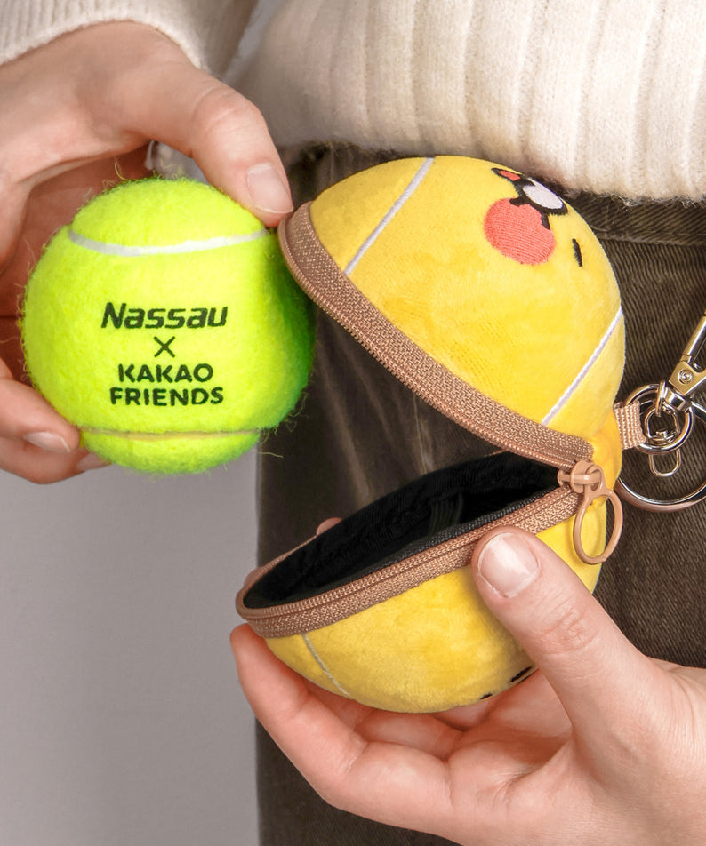 Pouch Keychain Chunsik Tennis - Official Kakao Friends merchandise | Koolseoul