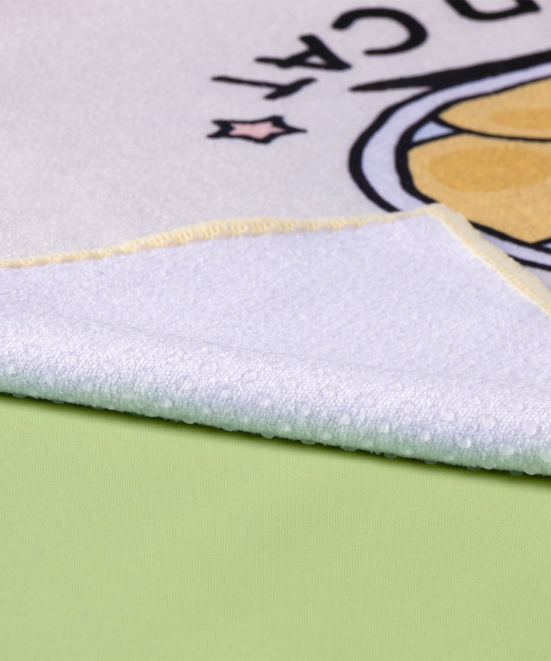 Chunsik Yoga Towel Beige Serviette - Korean kawaii Kakao Friends | Koolseoul