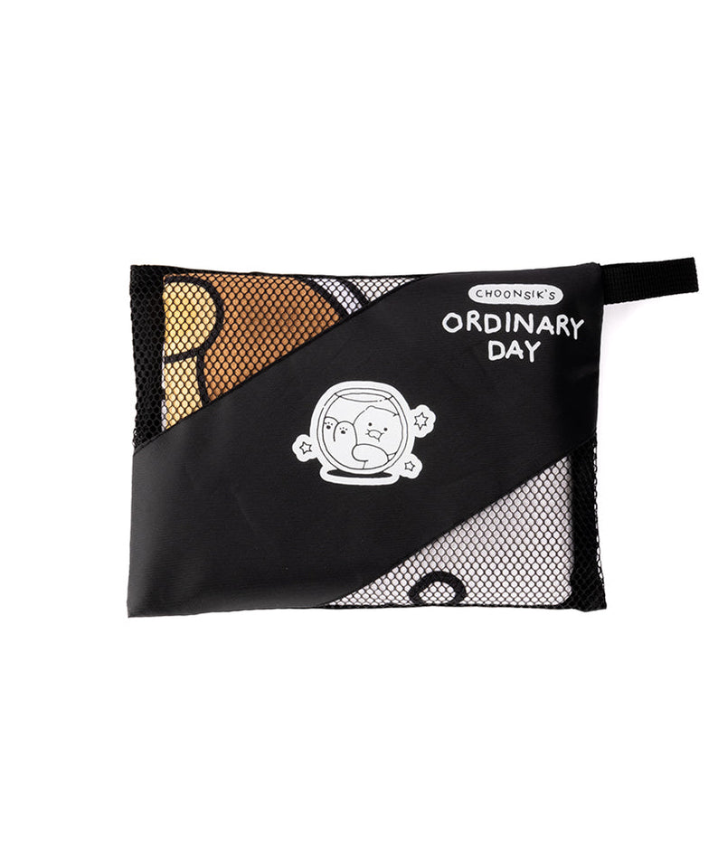 Chunsik Yoga Towel Beige Serviette - Korean kawaii Kakao Friends | Koolseoul