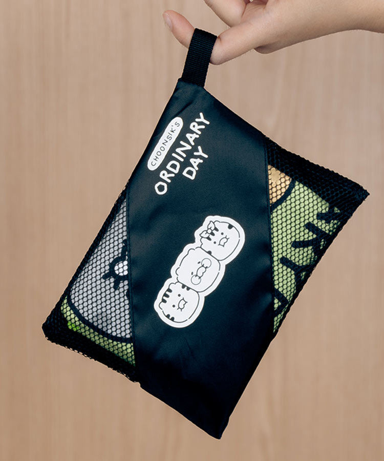 Chunsik Yoga Towel Green Serviette - Korean kawaii Kakao Friends | Koolseoul