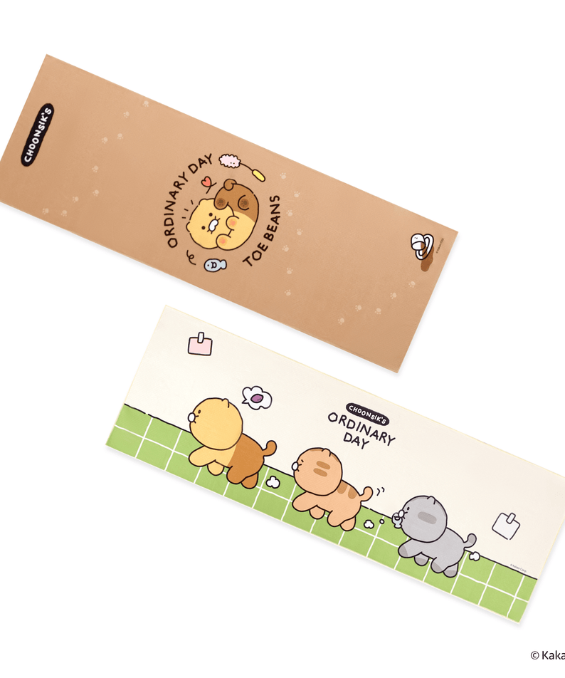 Kakao Friends Chunsik Yoga Mat Towel
