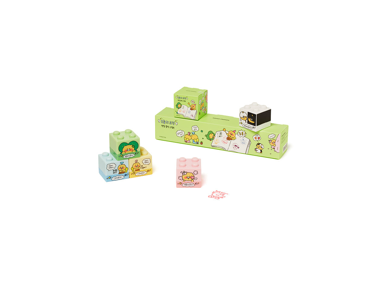 [Complete Set] 5 Chunsik Tampon - Official Kakao Friends merchandise | Koolseoul