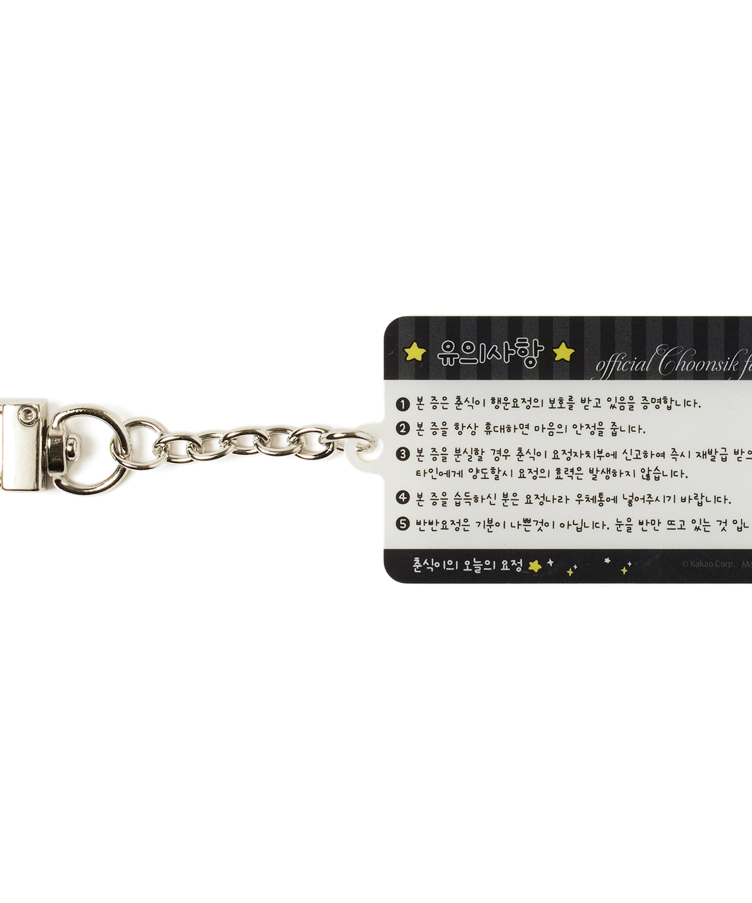 Acrylic Keychain(6 1) Chunsik - Official Kakao Friends merchandise | Koolseoul