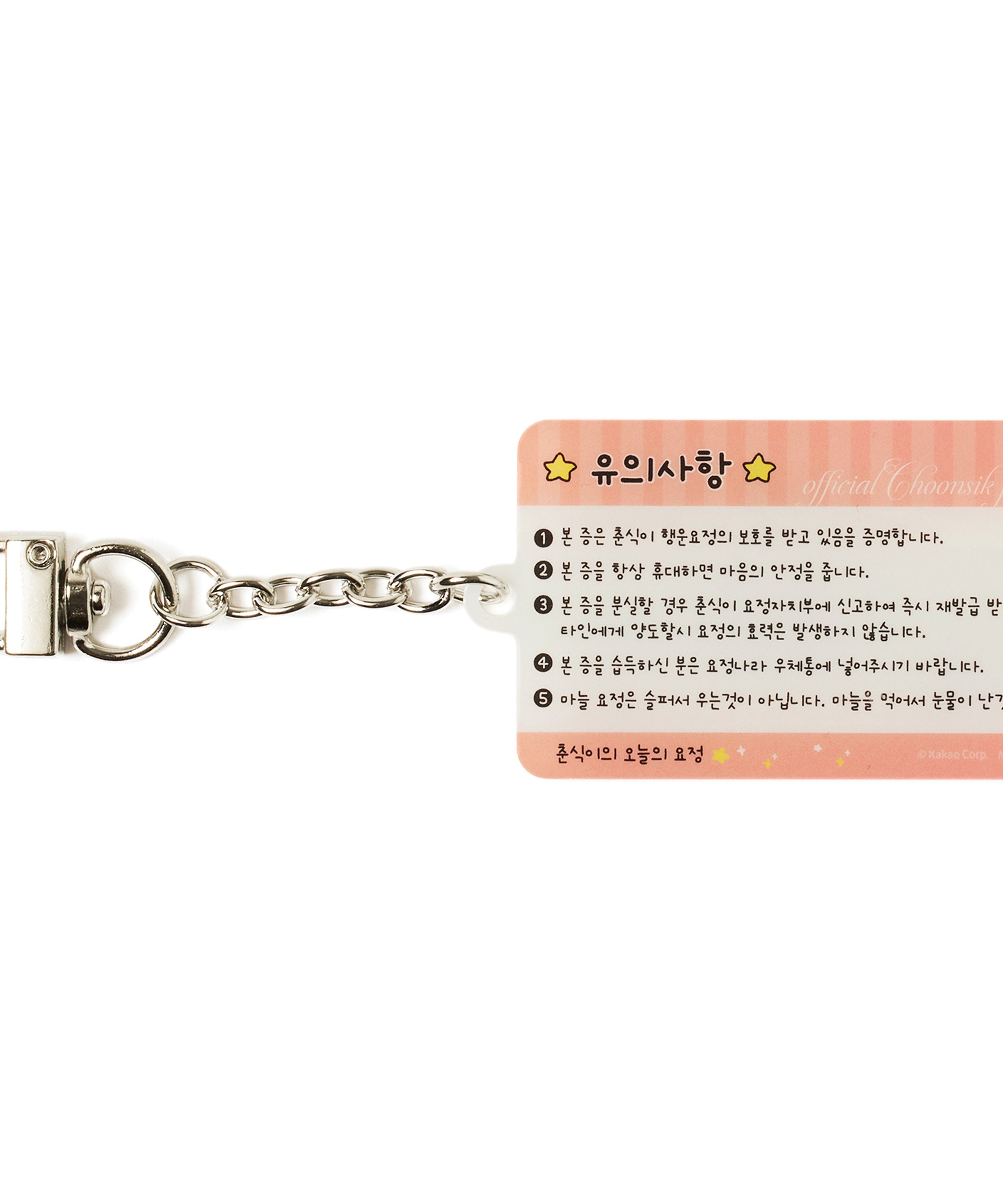 Acrylic Keychain(6 1) Chunsik - Authentic Kakao Friends from Korea | Koolseoul